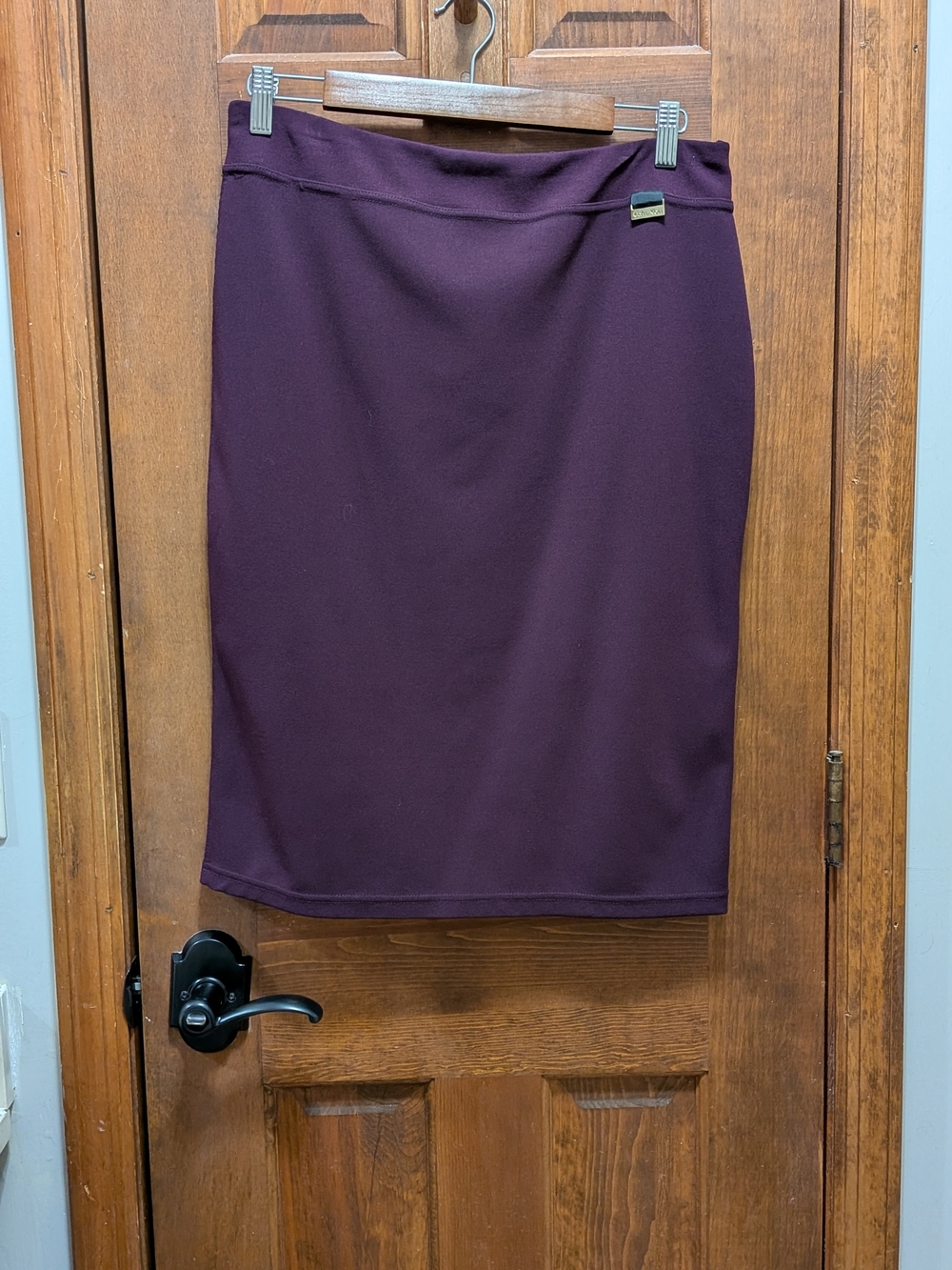 Calvin Klein Deep Plum Pencil Skirt